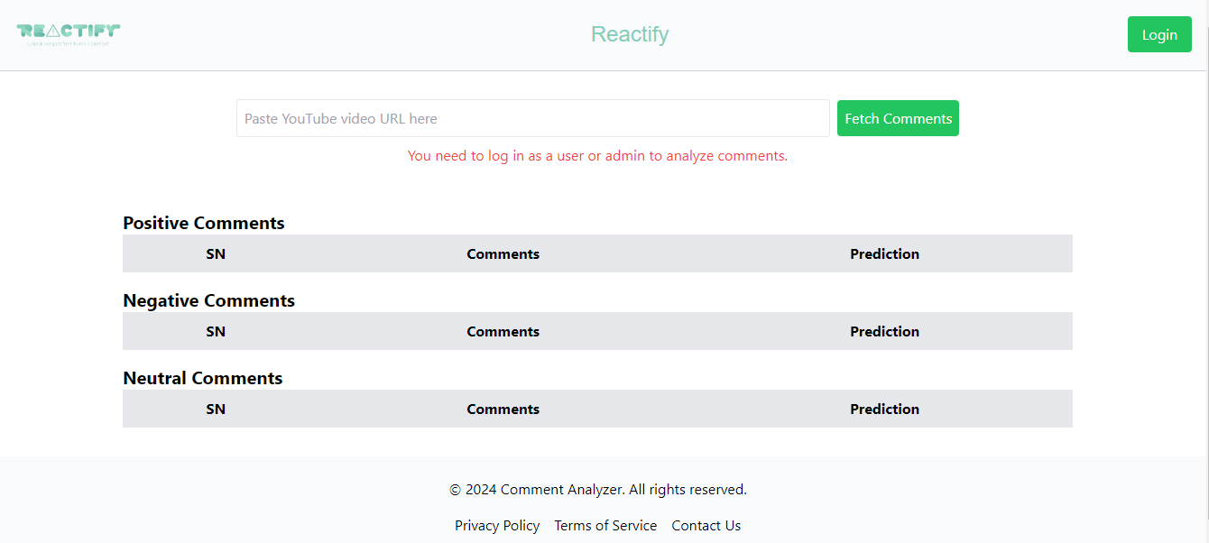 YouTube Comment Sentiment Analyzer