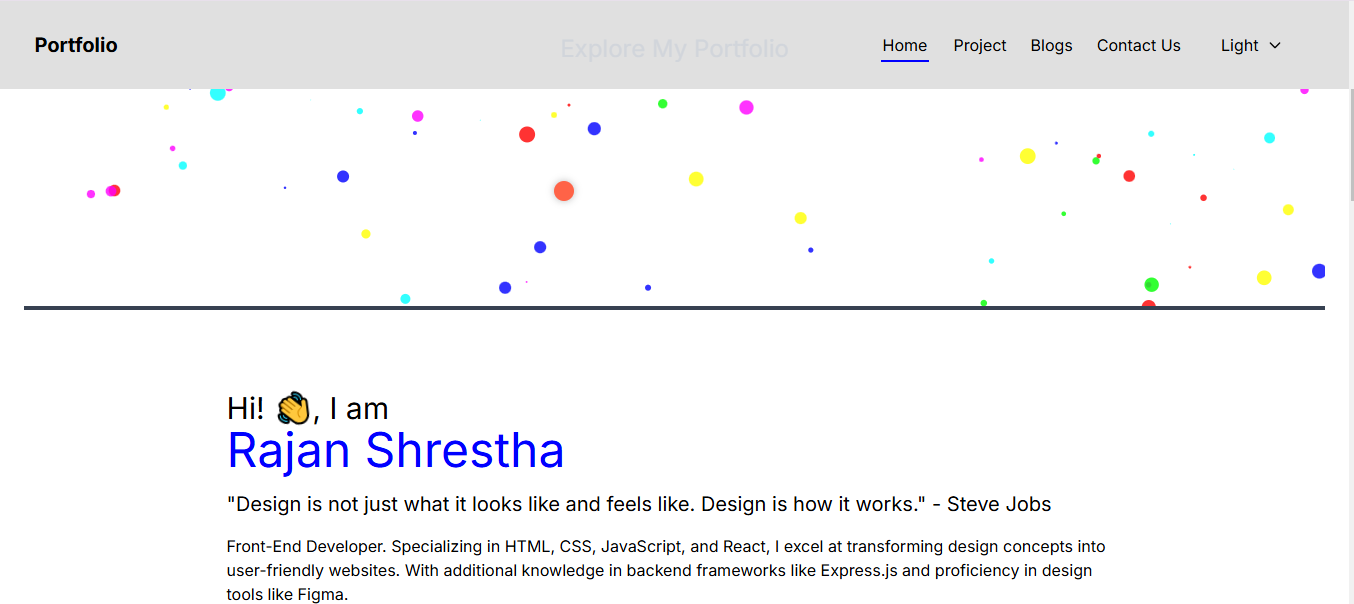 WordPress Theme for Portfolio